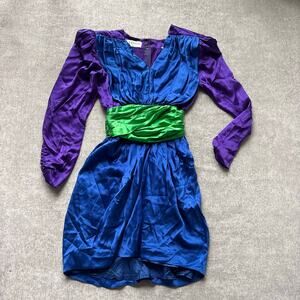 Vintage Lanvin 100% Silk Dress